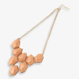 SOHI Gold Plated Designer Stone Party Necklace For Women image 4