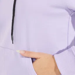 Styli Purple Plain Sweatshirt image 4