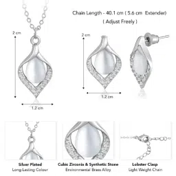 Peora Silver NA Sets for Women image 5