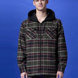 Pepe Jeans Olive Regular Fit Checks Shacket-picture-44