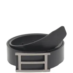 Carlton London Black Leather Waist Belt For Men image 4