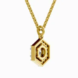 Sparkles 14k (585) Yellow Gold Lab Grown Diamond Pendant image 4