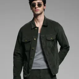 Jack & Jones Green Cotton Regular Fit Co-Ord Set image 4