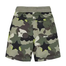 Plum Tree Boys Green Camouflage Shorts image 2
