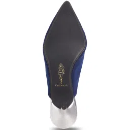 Catwalk Women's Blue Mule Stilettos image 4