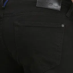 Allen Solly Black Cotton Slim Fit Jeans image 4