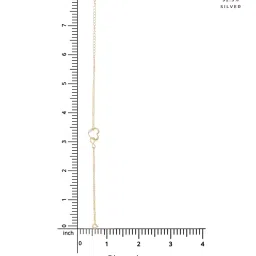 Kai Jewel Sterling Silver Gold Pave Bezel Diamond Heart Bracelet for Women image 4