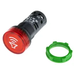 Schneider Electric Harmony XB5 Base Mount 110 V AC/DC Red Flashing, Steady Beacon, XB5KS2G4 image 2