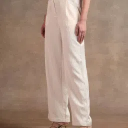 U.S. Polo Assn. White Embroidered Trousers image 4