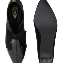 Shoetopia Women's Black Stiletto Boots image 3