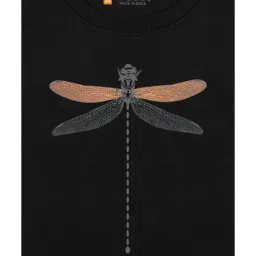 HELLCAT Black Printed Full Sleeves T-Shirt image 3