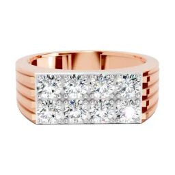 Sparkles Lab Grown Diamond 14k (585) Rose Gold Ring for Women-picture-26