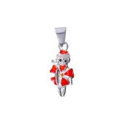 Taraash 925 Sterling Silver Red Enchanted Character Enamel Chain Pendant & Earrings Set for Kids image 5