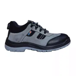 HIGHLITE Steel Toe Safety Shoes Double Density PU Sole Black & Grey UK 5, HL-856 G DD-picture-18