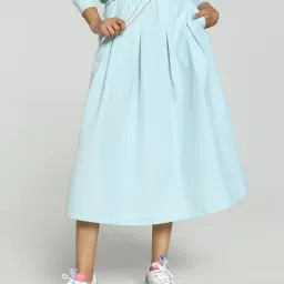 Puma Blue A-Line Skirt-image-30