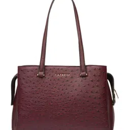 Caprese Cherry lacquer Britney Animal Effect Large Leather Tote image 2