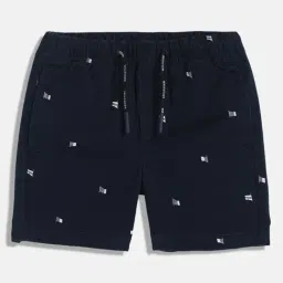 TOMMY HILFIGER Boys Blue Cotton Solid Shorts-picture-11
