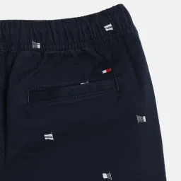 TOMMY HILFIGER Boys Blue Cotton Solid Shorts image 3