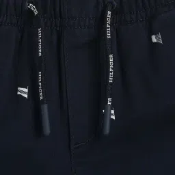 TOMMY HILFIGER Boys Blue Cotton Solid Shorts image 4