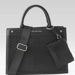 Van Heusen Textured Structured Handheld Bag with Card Holder-picture-11