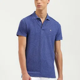 United Colors of Benetton Men Polo Collar T-shirt image 1