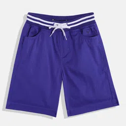 Allen Solly Junior Boys Mid-Rise Pure Cotton Shorts-picture-31