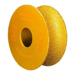 FLAMINGO ENTERPRISE Brazing Granite Molding Wheel with Lever Tool 25 mm Dia. 20 mm Bore Size Iron Gold, FM-483 image 2