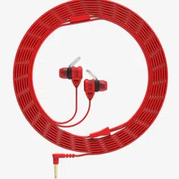 Nu Republic Jaxx M Wired Earphones with Mic (Red) image 4