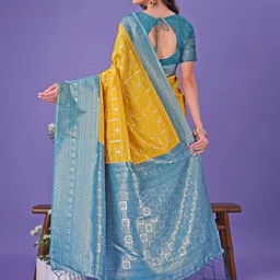 Mitera Woven Design Zari Silk Blend Saree image 2