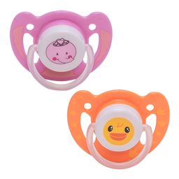 Adore Vento Jnr- The Vented Pacifier for Babies with Sterilizer Case- Orthodontic - Pack of 2(Orange+Pink)-picture-27
