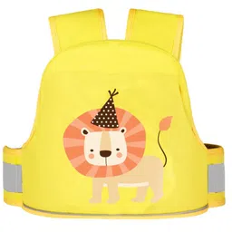 Motorcycle Riding Safety Child Belt - Yellow| Multi Point Safety Buckle| Adjustable Harness Belts| Shoulder Padding| For 2+ Years Boys & Girls| All Types of 2 Wheelers-image-88