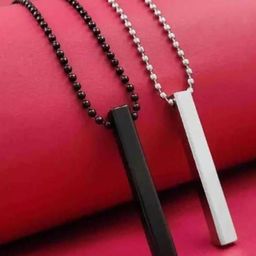 J.S ENTERPRISES Geometric Pendants with Chains-picture-33