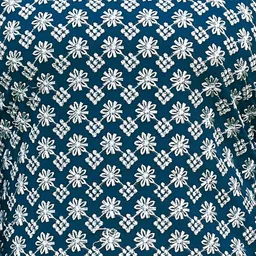 DIVASTRI Women Floral Embroidered Kurta with Trousers image 5