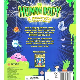 parragon The Human Body A Monster Activity Book - English image 5