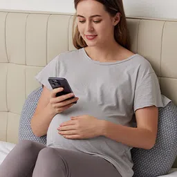 Momcozy Maternity Accessory Portable Maternity Pillow Grey image 5