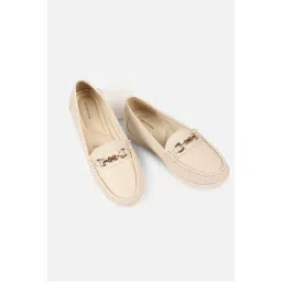Van Heusen Women Beige Slip-On Loafers-image-91