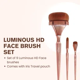 IRIS COSMETICS Luminous Face Brush Set image 3