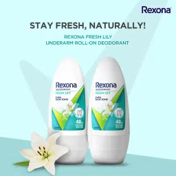 Rexona Fresh Lily Underarm Roll On Pack Of 2 image 4