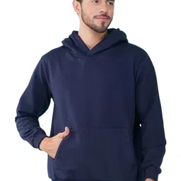 Moda Rapido Men Navy Blue Printed Hooded Sweatshirt-picture-37