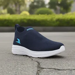 SPRENGE Men Rapido Round Toe Laser Cuts Lightweight Slip-On Sneakers-picture-25