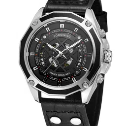 FORSINING Men Dial & Leather Straps Round Reset Time Analogue Watch FSG8164M3T5-picture-35