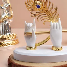 The Spiritual Living White Religious Idol Showpiece-picture-35
