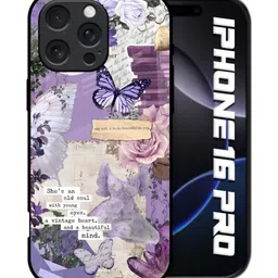 QRIOH Floral Printed iPhone 16 Pro Back Case Mobile Accessories-picture-20