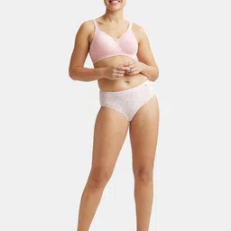 Jockey Plus Size Wirefree Non Padded Super Combed Cotton Stretch Full Coverage Bra -ES13 image 5