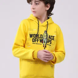 Monte Carlo Boys Typography Printed Hooded Sweatshirt-image-35