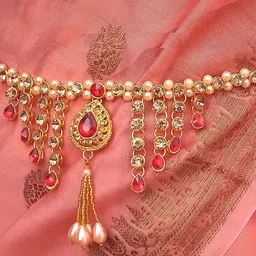 VALUSHA Studded Waist Chain Saree Accessories image 2