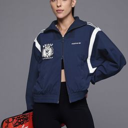 ADIDAS Originals Mock Collar Bomber Jacket-picture-28