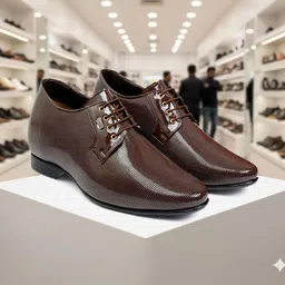 Bxxy Men Textured Round Toe Lace-Ups Derbys Formal Shoes-picture-27