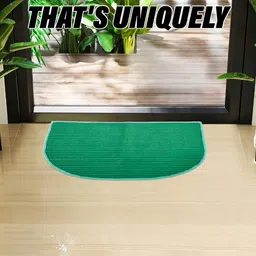 Kuber Industries Green & Grey 2 Pieces Cotton Doormats image 4