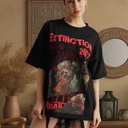 Crazy Mosquitoes Women Typography Printed T-shirt-image-6